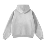 Men’s Oversized Tie-Dye Fleece Zip-Up Hoodie
