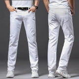 Men's Slim Fit Stretch Denim Jeans | Classic Straight Cut