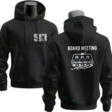Men's Ski & Snowboard Graphic Hoodie for Fall and Winter