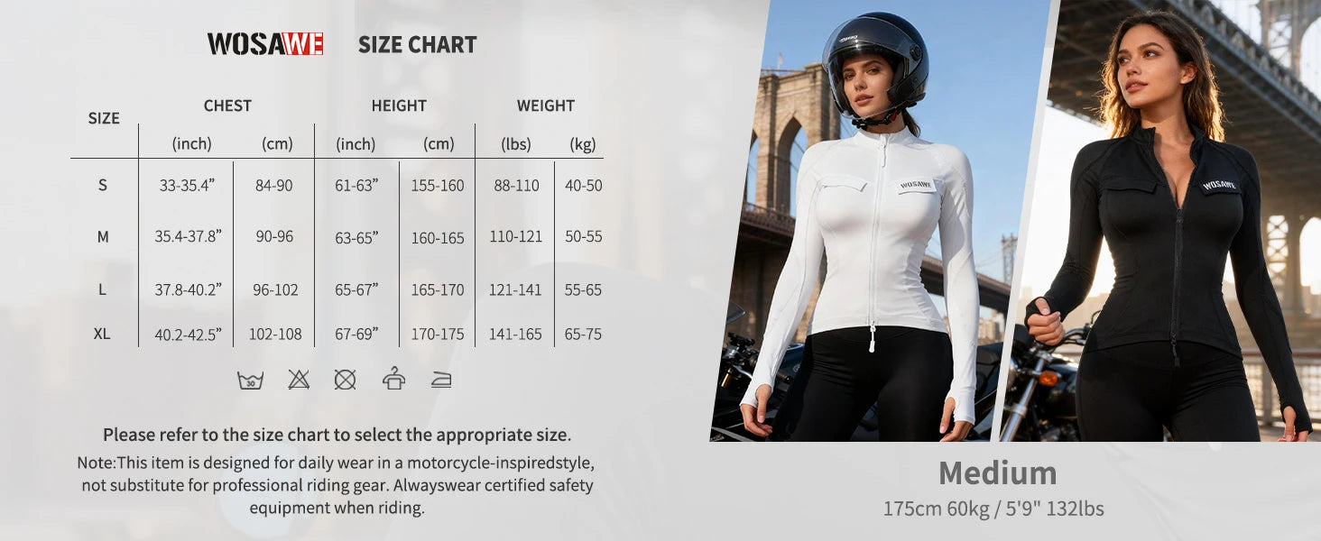 WOSAWE Women Motorcycle Jacket Downhill Motocross Motorbike Reflective Summer Biker Riding Clothing Apparel