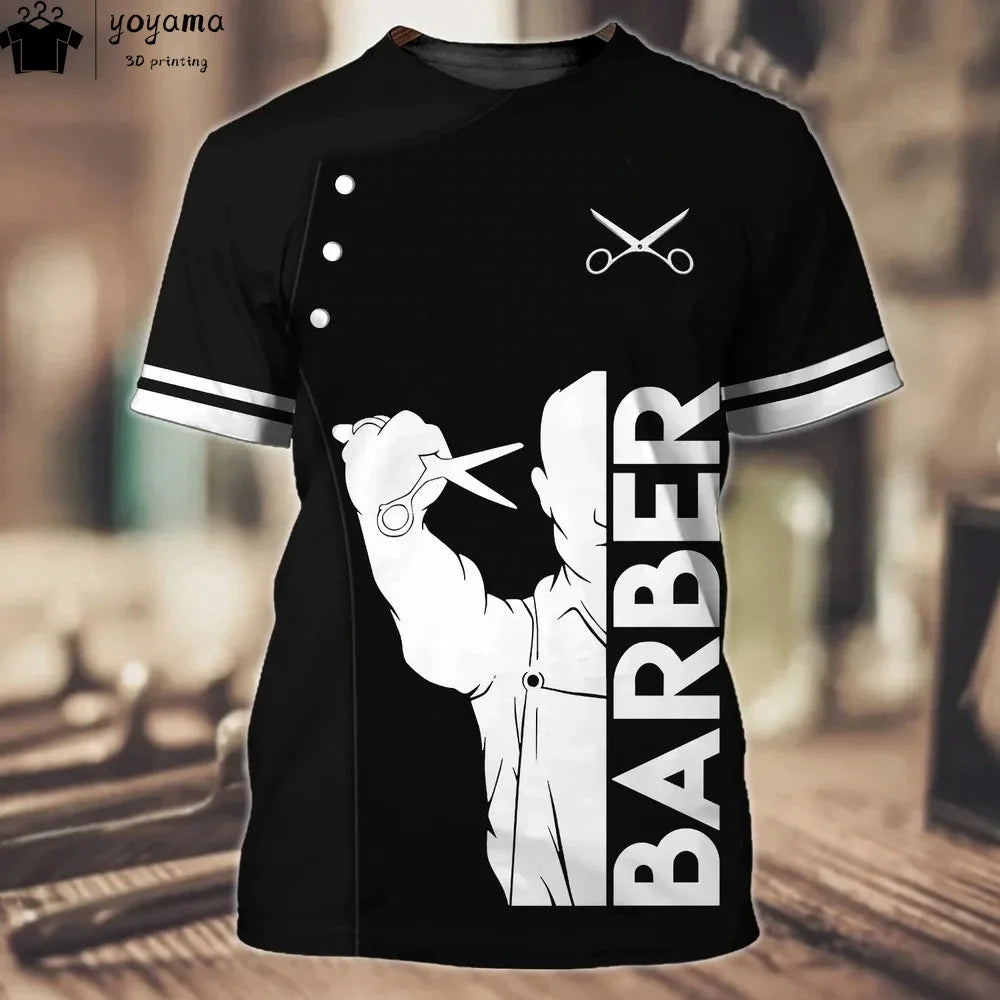 Men's 3D Print Oversized Graphic Tee | Short Sleeve