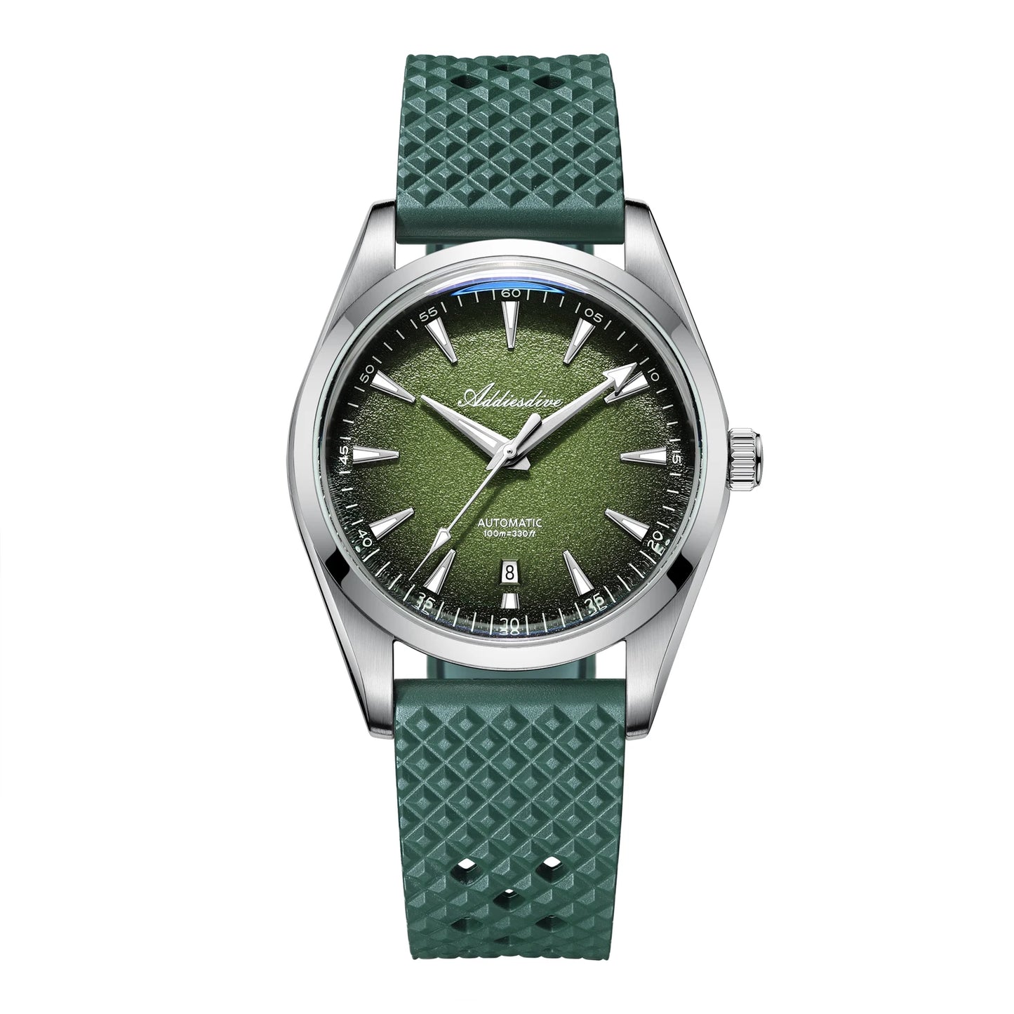 ADDIESDIVE Japan 8215 Men's Watch Bubble Mirror Glass Dress Automatic Mechanical Watch Super Luminous Luxury New Watches For Men