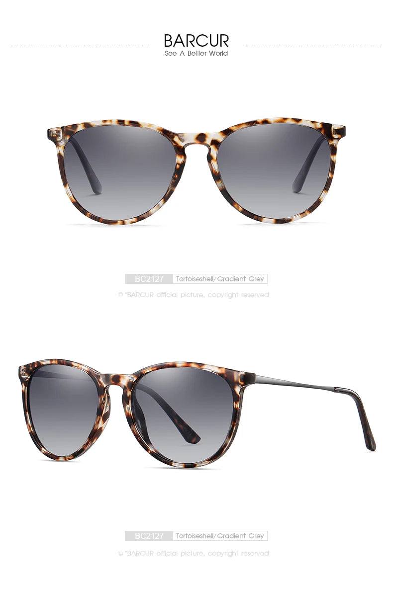 BARCUR Classic Polarized Sunglasses For Both Men Women Essential For Outdoor Driving Business Leisure Sunglasses