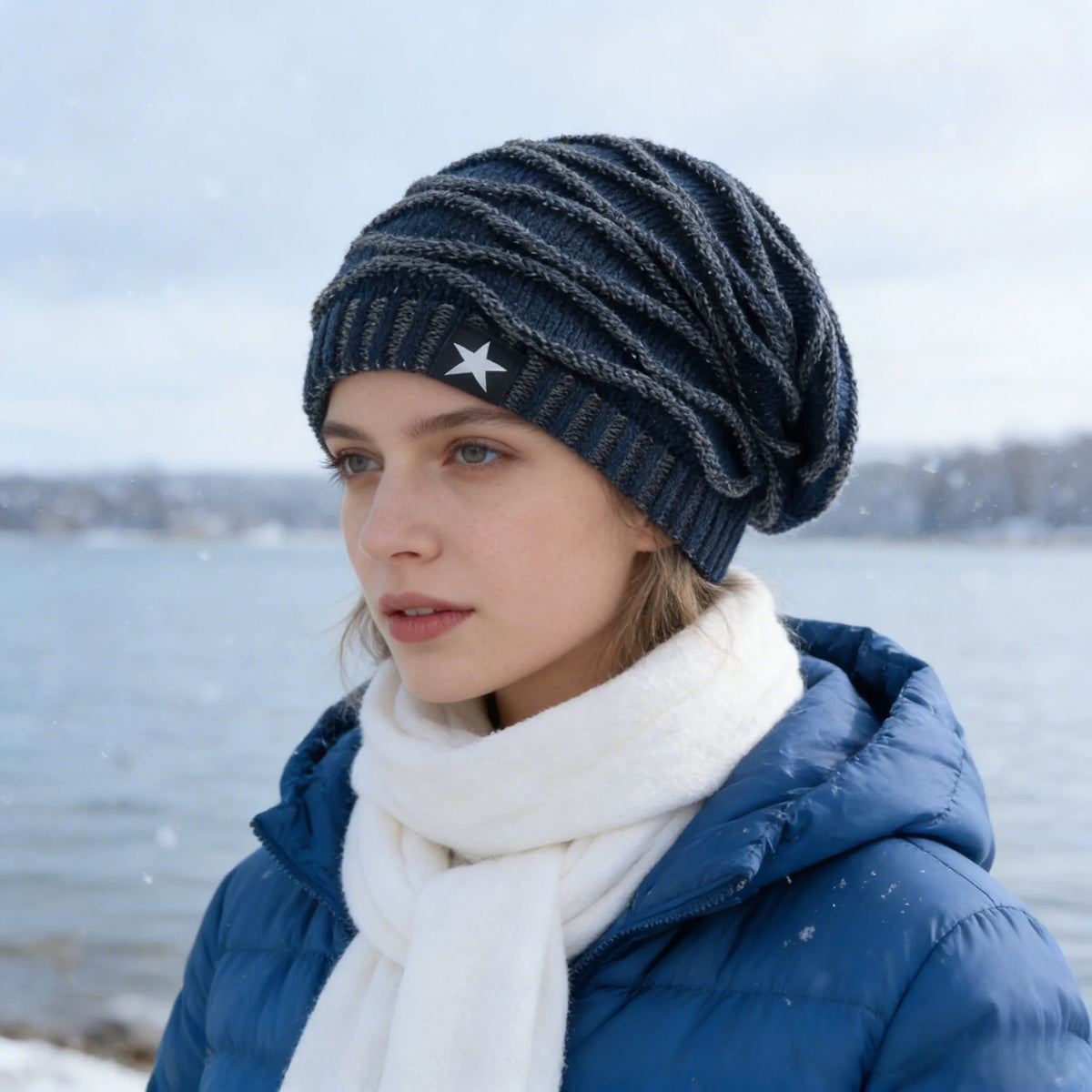 Unisex Slouchy Knit Winter Beanie