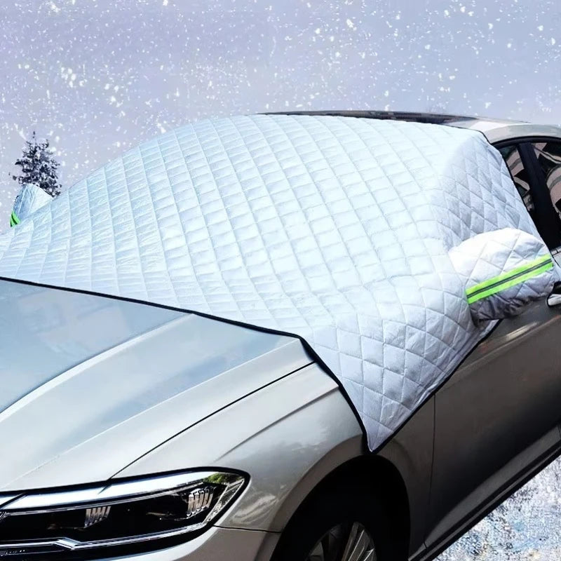 Universal Half Car Cover – Snow, Frost & Sun Shield