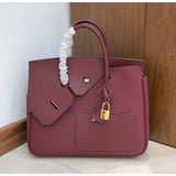 High Texture Handbag New Fashion Temperament Lychee Pattern Irregular Splicing Single Shoulder Messenger Women's Bag Commuting