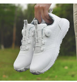 Men's Golf Sneakers Quick-Lace Casual Outdoor Shoes