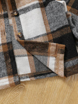 Baby Boy Autumn Striped Hoodie & Ripped Jeans 2-Piece Casual Set