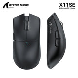 X11 ATTACK SHARK X11SE Bluetooth Gaming Mouse PAW3311 Sensor 22000DPI Macro Drivers and 1000 Hz Polling Rate for Wireless Mouse