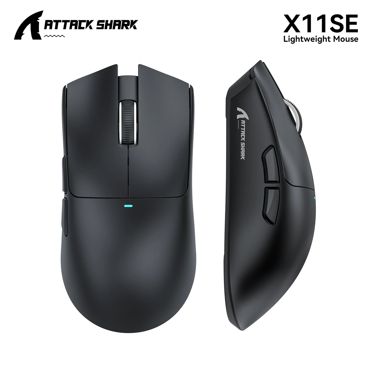 X11 ATTACK SHARK X11SE Bluetooth Gaming Mouse PAW3311 Sensor 22000DPI Macro Drivers and 1000 Hz Polling Rate for Wireless Mouse