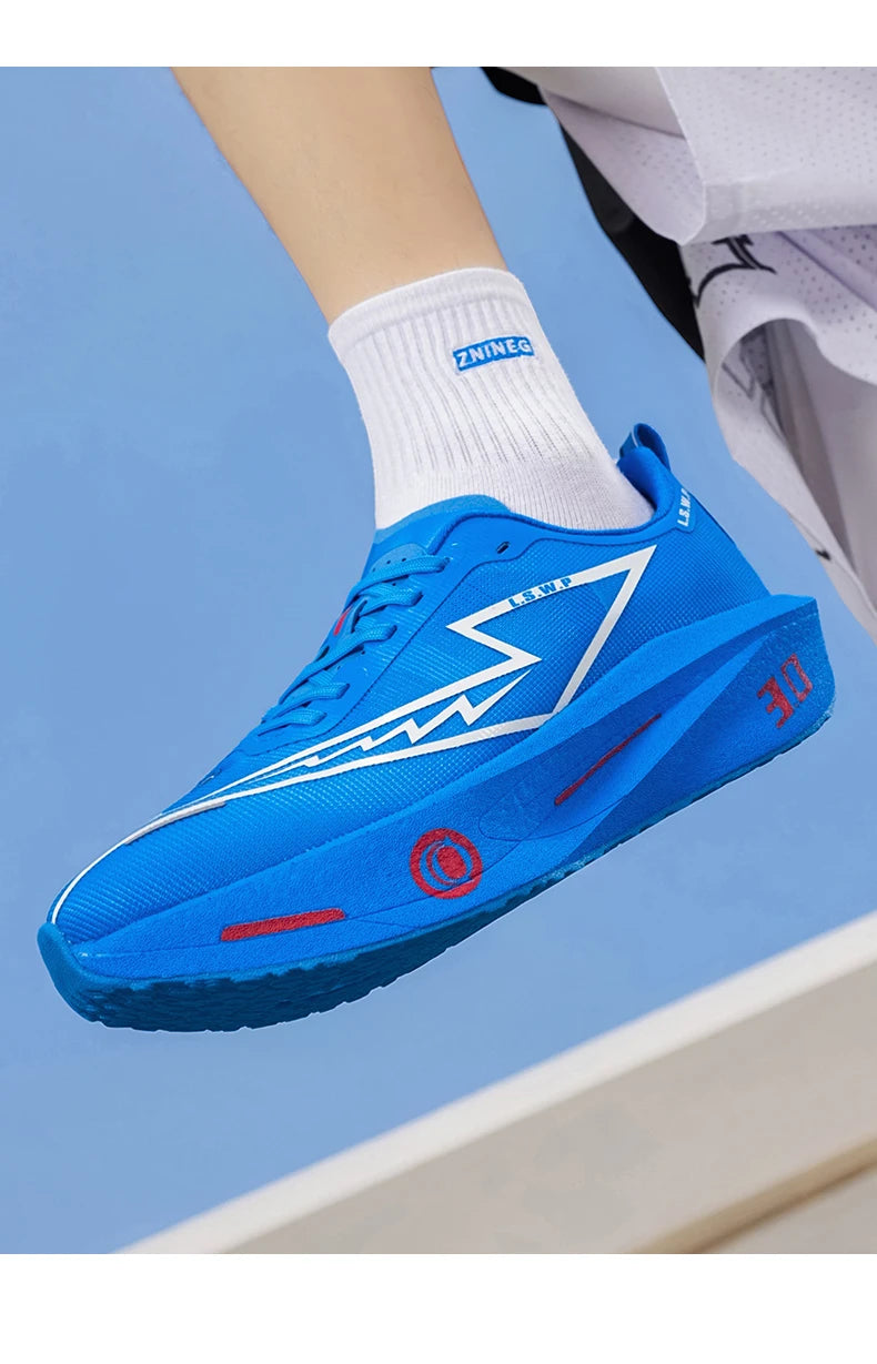 Men Marathon Running Shoes Carbon Plate Training Race Sports Outdoor Breathable Lightweight Women Comfortable Athletic Sneakers