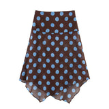 Polka Dot Printed Midi Skirts Two Piece Sets for Women 2026 Summer Chic Scarf Halter Top Suits Beach Woman 2 Piece Outfits