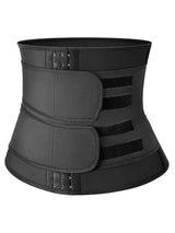 Women’s Sculpting Double-Belt Waist Trainer | Triple-Hook High-Compression Fitness Shaper