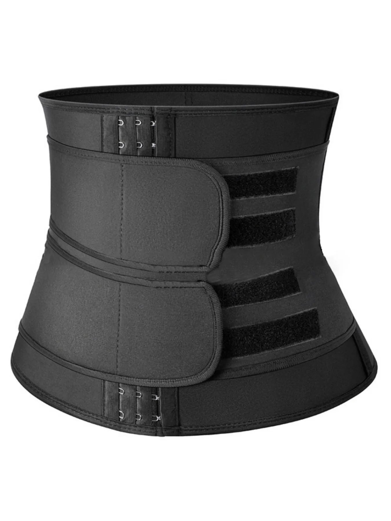 Women’s Sculpting Double-Belt Waist Trainer | Triple-Hook High-Compression Fitness Shaper