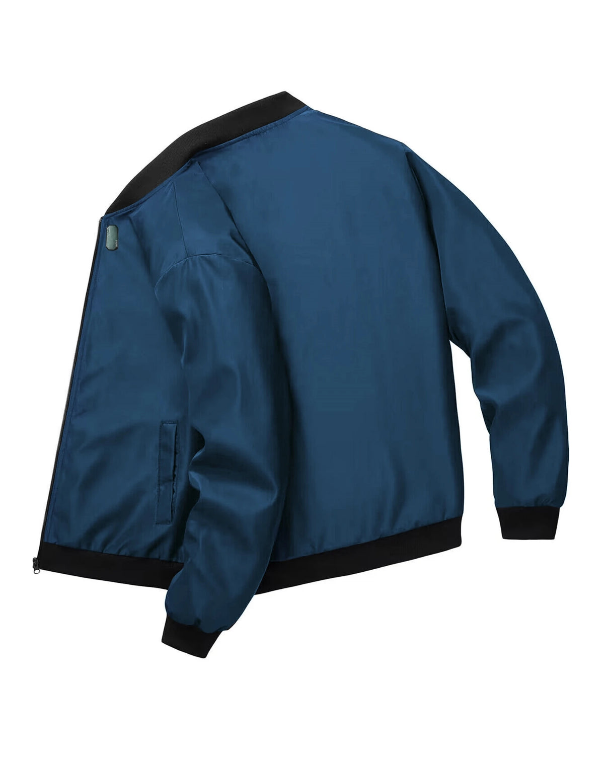 Men's Lightweight Zip-Up Baseball Collar Jacket