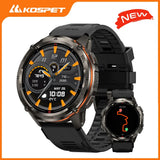 KOSPET TANK T3 Ultra 2 Smart Watch for Men GPS Stainless Steel Extra-Long Battery 5ATM IP69K Waterproof 24/7 Health Monitor