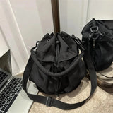 Fashionable Crossbody Bags for Women Shoulder Bag Large Capacity Oxford Women Bucket Bag Purse and Handbags
