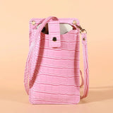 Women Mini Bag PU Leather Crossbody Purse Wallet Shoulder Pouch Mobile Phone Bag