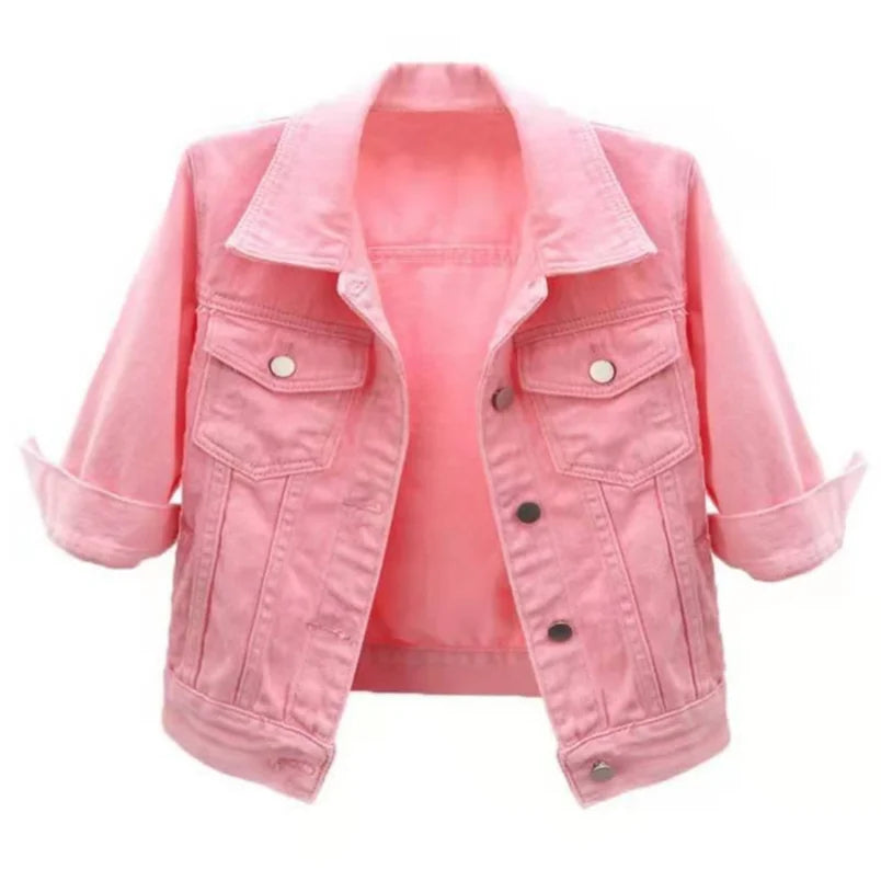 Women's Premium Cotton Denim Jacket