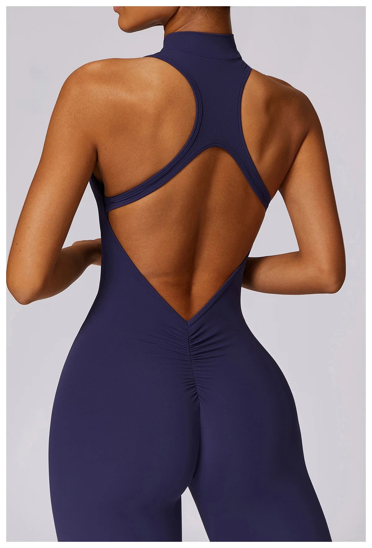 V-Back Athletic Yoga Jumpsuit