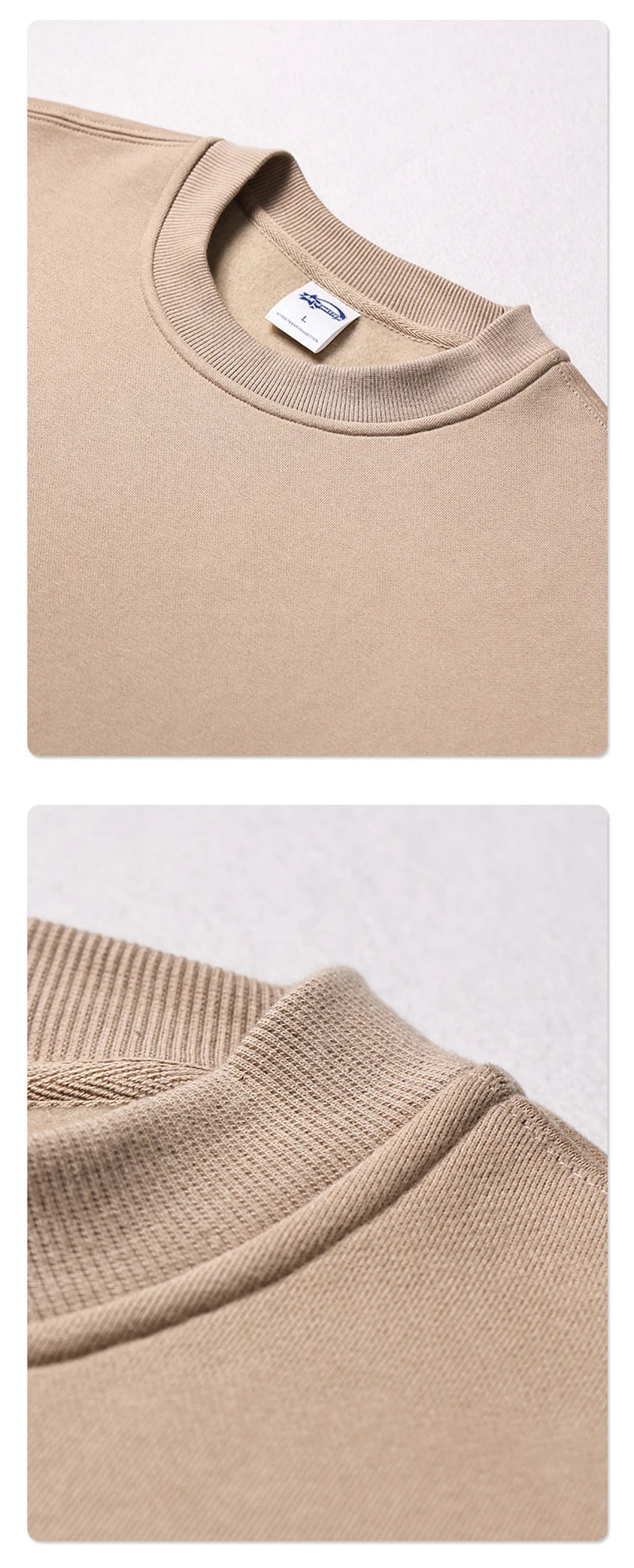 Men's 350gsm Fleece Crewneck Sweatshirt