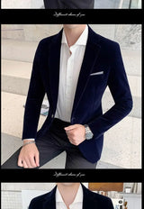 Men’s Slim-Fit Corduroy Blazer