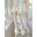 Women's Butterfly-Knot Mary Jane Platform Heels