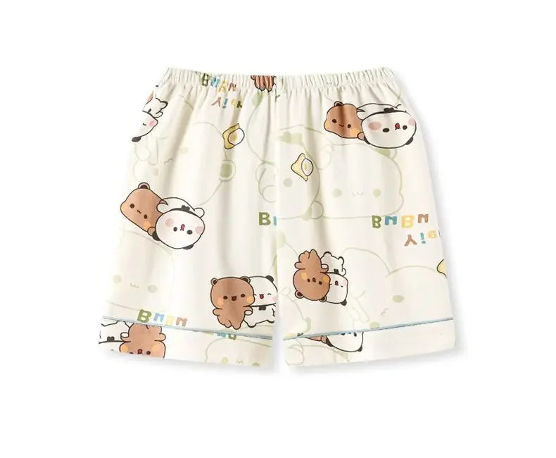 Bubu Dudu Unisex Flannel Pajama Set – Soft Cotton Sleepwear & Loungewear