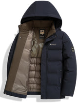 Men's Premium Hooded Puffer Jacket | Outdoor Warmth