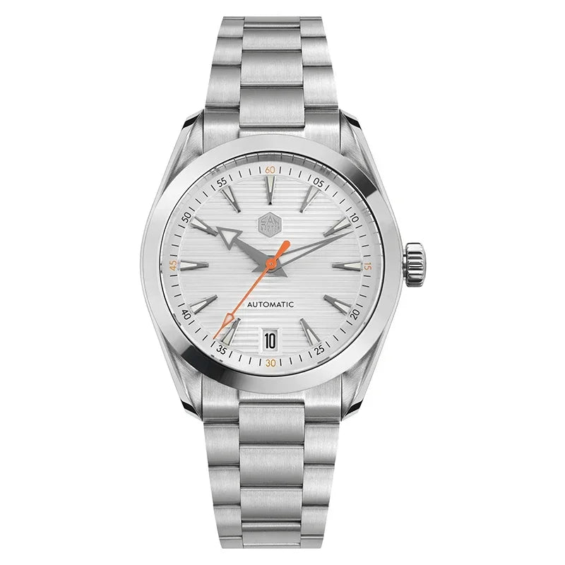 San Martin SN0113W  Men Watch PT5000 Movement Sapphire BGW9 Luminous Waterproof Fashion Luxury 38mm Automatic Mechanical Watches