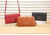 New Women Wallet Korean Style Large Capacity Multi-Functional Shoulder Bag Mid-Length Clutch Coin Purse