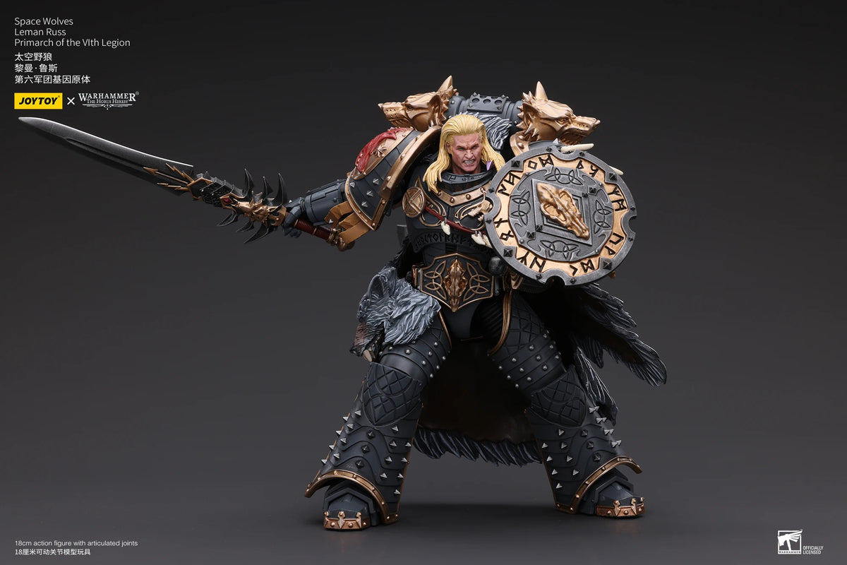 JOYTOY Warhammer 40k 1/18 Action Figures Space Wolves Leman Russ Primarch of the VIth Legion