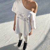 Casual Relaxed Graphic Tee | Chic Summer Streetwear