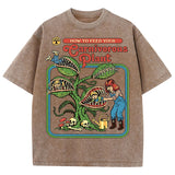 Men’s Plant Graphic Washed Cotton T-Shirt