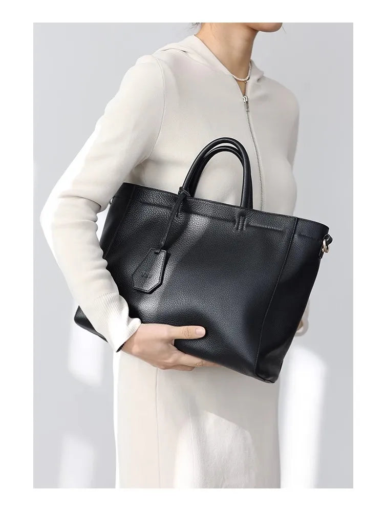 Luxury Women Handbag 100% Real Cow Leather Temperament Single Shoulder Messenger Bag Stuitable For Commuting