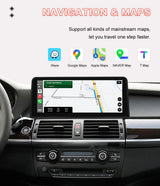 RoadTop 10.25"/12.3" Wireless CarPlay & Android Auto Screen for BMW X5 X6