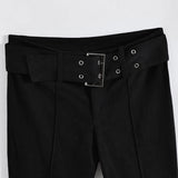 Women's Black High-Waist Flare Jeans | Vintage Y2K Style