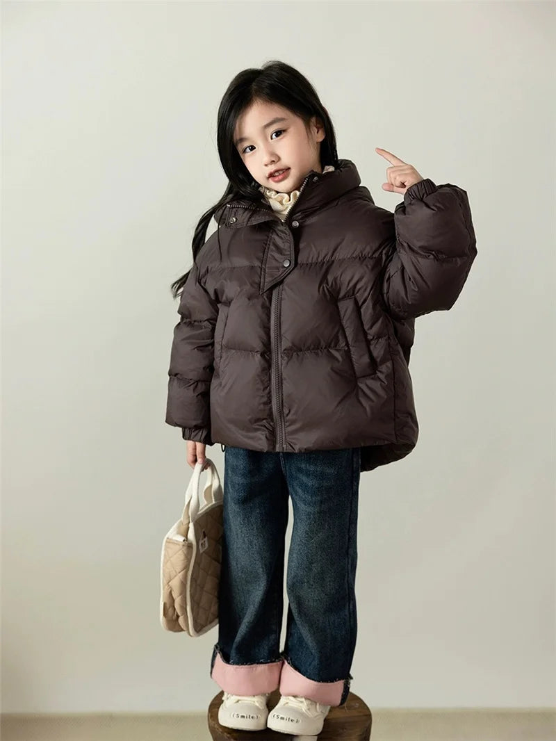 Kids' Hooded Winter Puffer Jacket