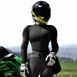 WOSAWE Women Motorcycle Jacket Summer Rider Shirt Back Support Pads Street Riding Jacket Moto Soft Gear Motorcyclist Clothing