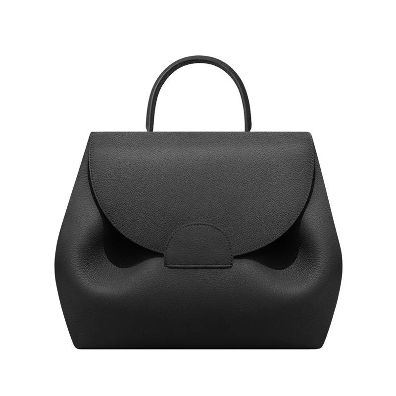 Luxury Genuine Leather Rectangle Crossbody
