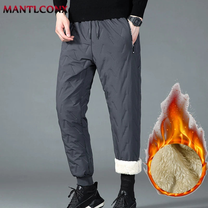 Men's Fleece-Lined Winter Joggers