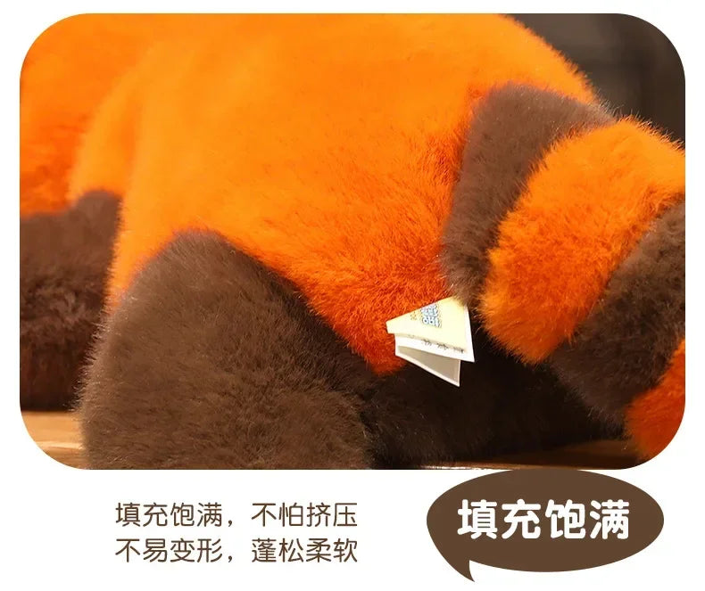 Plush Animal Cuddle Pillow – Raccoon, Fox & Red Panda