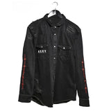 Skull Printing Denim Jacket Mens Harajuku Gothic Coats Vintage Halloween Clothes Spring Autumn Lightweight High Street Jacket
