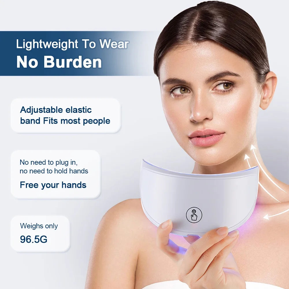 7-Color Photon LED Neck Rejuvenation Mask