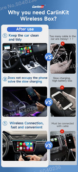 CarlinKit Wireless CarPlay & Android Auto Adapter