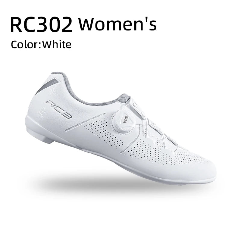 Shimano RC302 Road Bike Lock Shoes with BOA System for Cycling Shimano RC3 Road Bicycle Riding Shoes