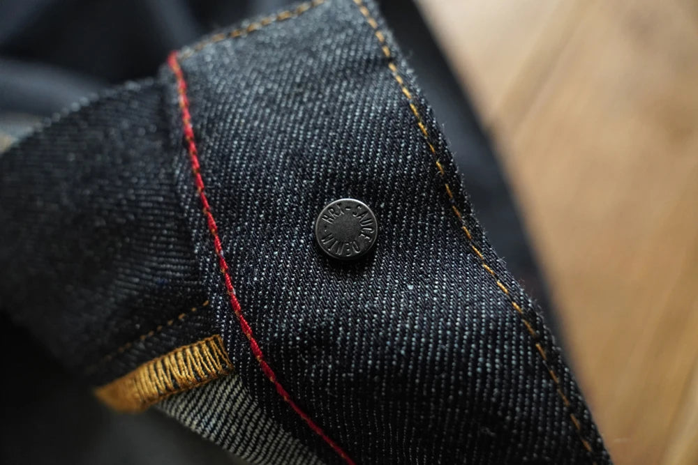 SauceZhan 344XX High-Rise Relaxed Selvedge Denim Jeans