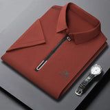 Men's Zipper Polo Shirt | Smart Casual All-Season