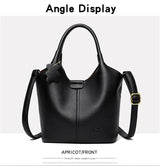 Brand High Quality Soft Leather Large Capacity Top-handle Bags Female Handbags Women Shoulder Crossbody Totes Messanger Bag Sac