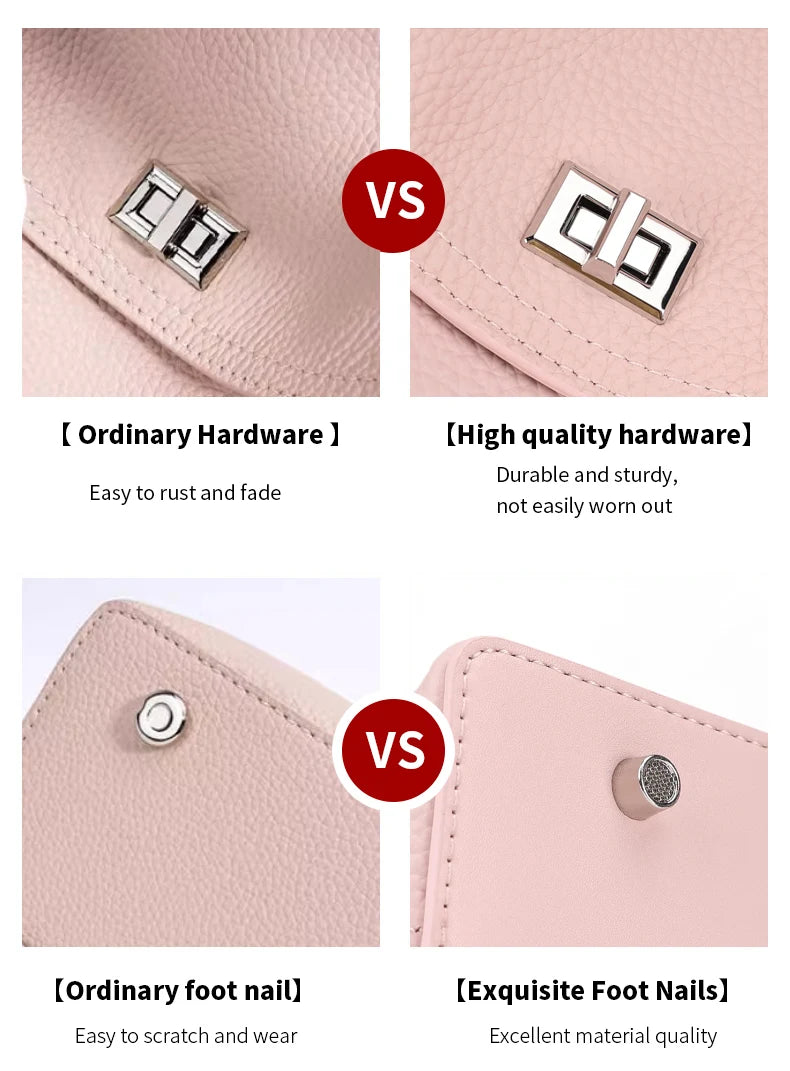 Women's genuine leather handbag fashionable retro designer luxury bag high-quality cowhide large capacity casual shopping bag